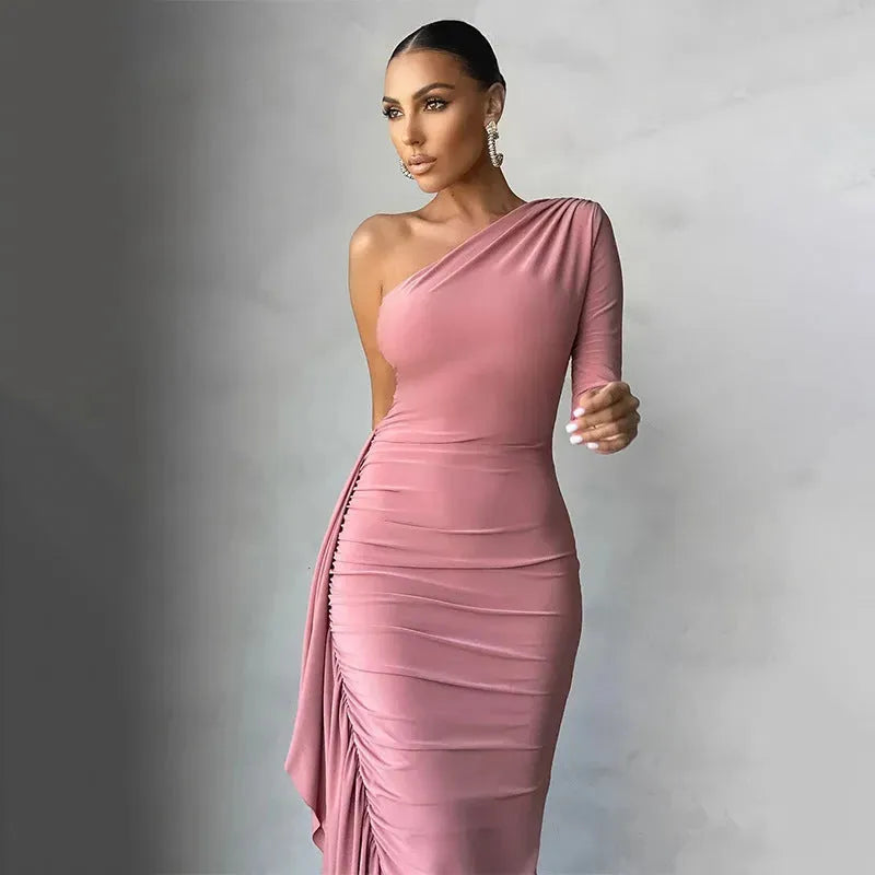 Fashion Design,Pleated Skirt, Long-Sleeved Dress - Bellarte Enchanté Fashion Design,Pleated Skirt, Long-Sleeved Dress